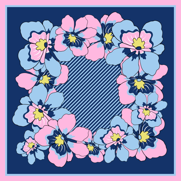 五颜六色的花或皮丝巾。图片下载