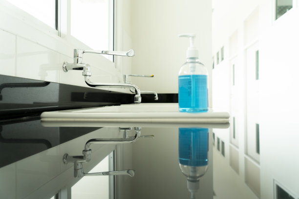 洗手用酒精，Corona病毒防护概念。图片下载