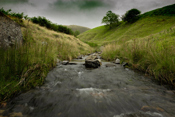 流中谷图片下载
