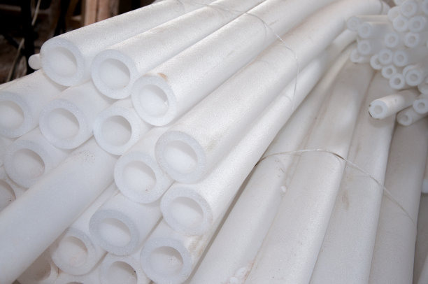 施工期间建筑物墙壁的绝缘体图片下载