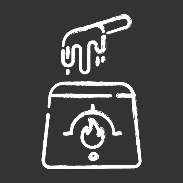 热打蜡粉笔图标。用刮刀将天然软蜡放入罐中。脱毛设备。脱毛的工具。专业美容美容化妆品。孤立矢量黑板插图图片下载