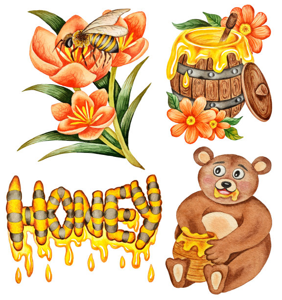 水彩插图图片下载