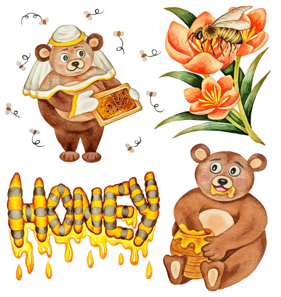 水彩插图图片下载