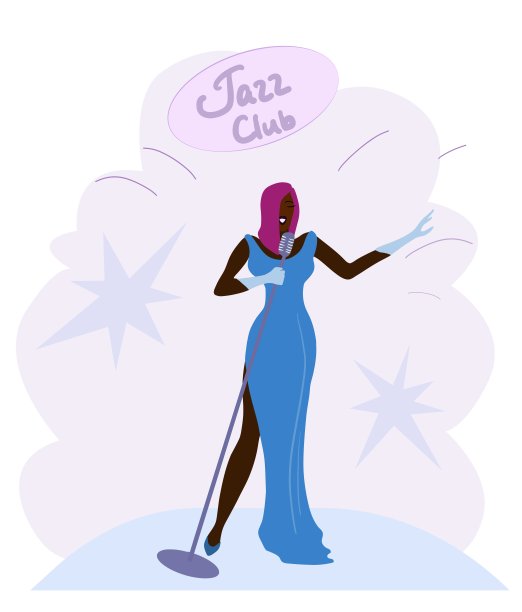 爵士的女孩图片下载