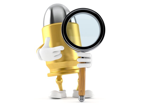 子弹字符与放大镜图片下载