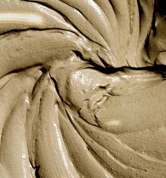 化妆泥，面膜。缩小毛孔。纹理图片下载