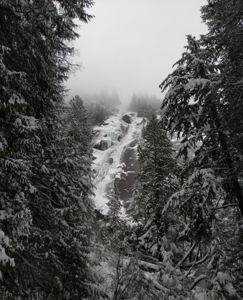 香农瀑布图片下载