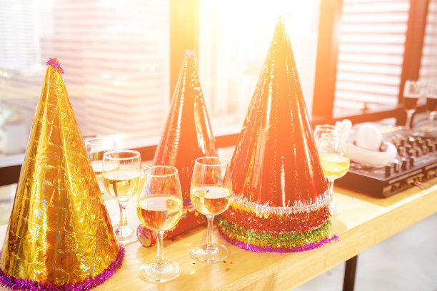 近距离拍摄的节日装饰庆祝圣诞节图片下载