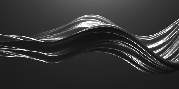 金属抽象波状液体背景图片下载