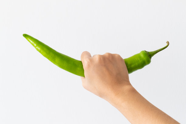 有机生青椒图片下载