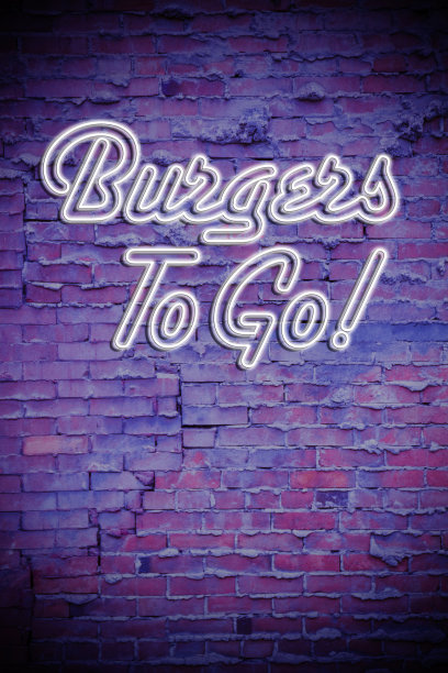 汉堡签图片下载