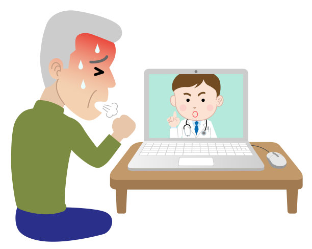执行远程医疗的在线医生图片下载