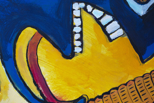 经济危机与形象吞噬金钱的例证。图片下载