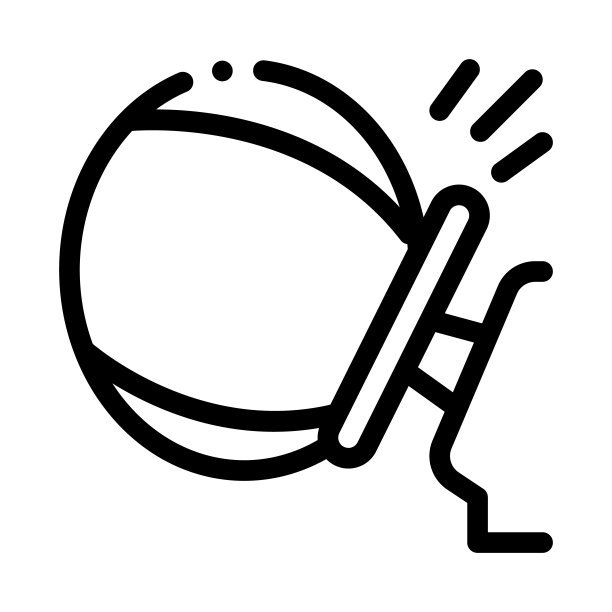 安全袋图标矢量大纲插图图片下载