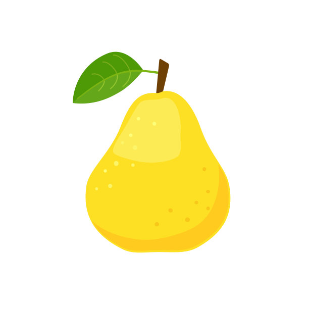 黄梨图标平面设计图片下载