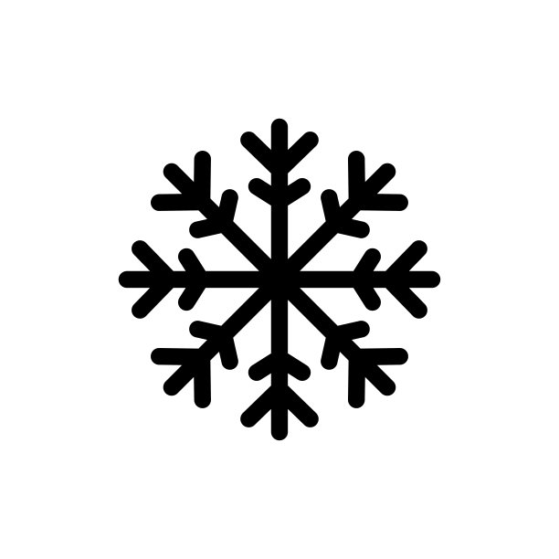雪花图标时尚图片下载