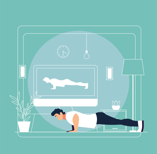 男人自由职业者从她的家工作图片下载