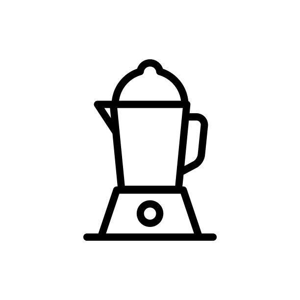 榨汁机矢量图标图片下载