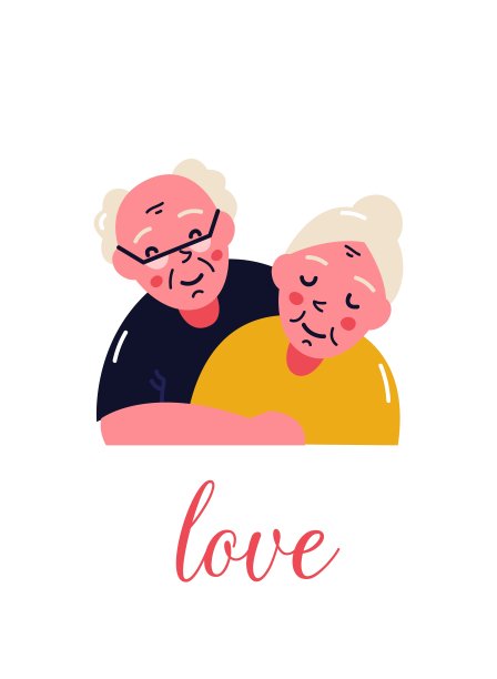 快乐的老夫妇。图片下载