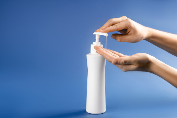 洗手液，酒精凝胶，洗手液，预防冠状病毒爆发。图片下载