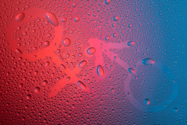 男人和女人符号在霓虹灯背景下降趋势2020颜色Aqua menthe经典蓝色Lush熔岩，平铺顶视图拷贝空间图片下载