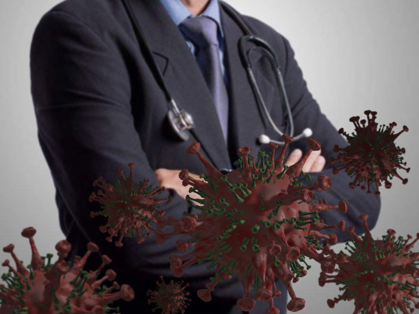 冠状病毒2019-nCov新型冠状病毒的概念导致了亚洲流感的爆发和冠状病毒流感作为危险的流感毒株病例的大流行。显微镜下病毒的特写。3 d渲染。图片下载