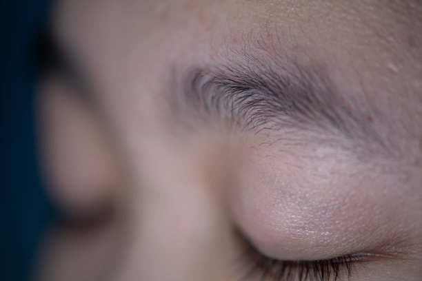 闭眼特写图片下载