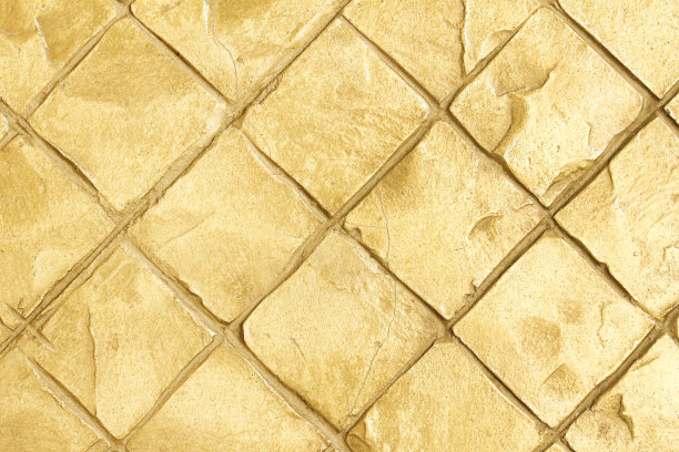 黄金石材铺装纹理广场图案背景图片下载