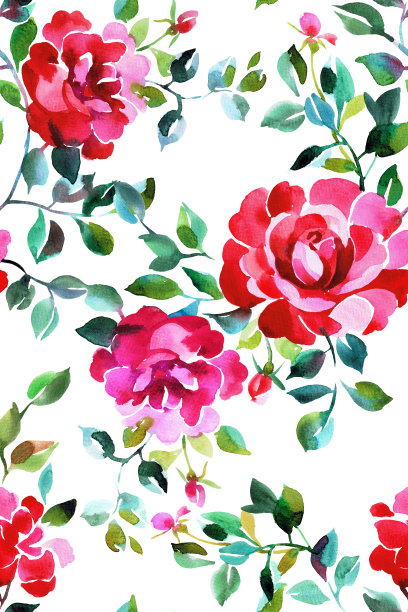 无缝的花卉图案图片下载