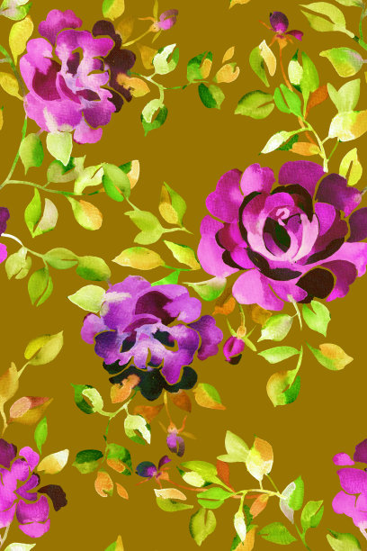 无缝的花卉图案图片下载