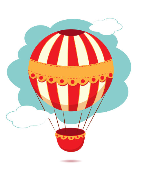 热气球素材图片