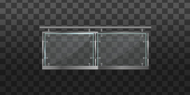 玻璃栏杆,栏杆上。图片下载