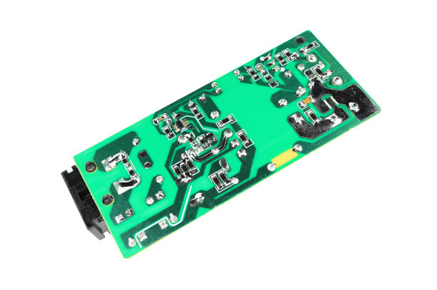 在白色背景上隔离的笔记本电脑印刷电路板图片下载