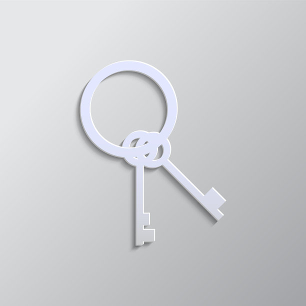 按键图标纸样式。灰色矢量背景图片下载