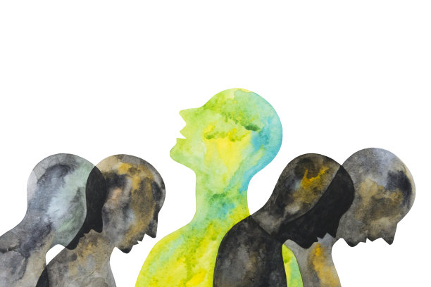 图画的悲观与乐观图片下载