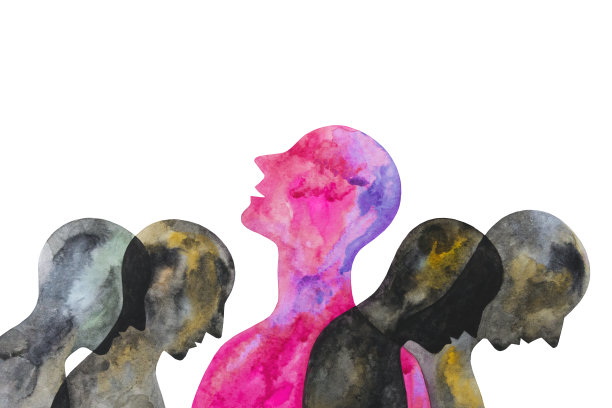 图画的悲观与乐观图片下载