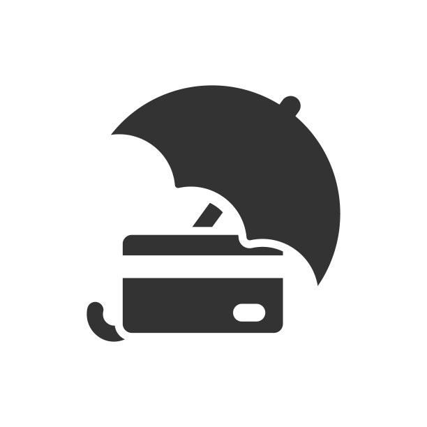 卡，安全，伞矢量图标。安全矢量图标图片下载