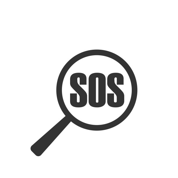搜索，SOS矢量图标。安全矢量图标图片下载