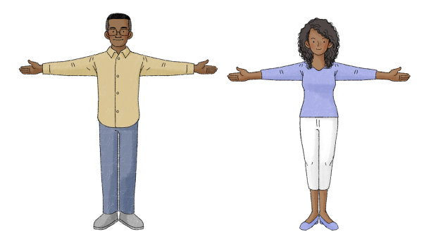 社交距离(COVID-19关于人们保持距离以防止冠状病毒传播的插图)图片下载