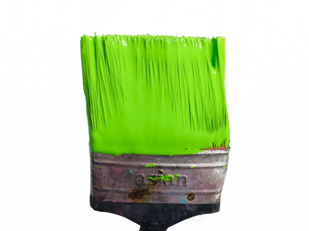 刷上绿漆图片下载