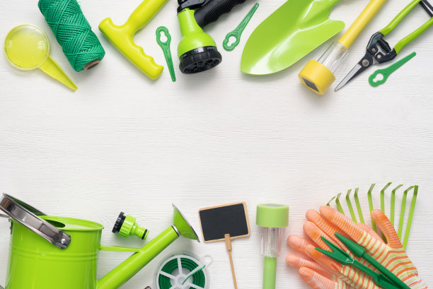 园艺设备。图片下载