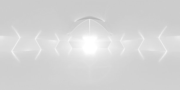 全360度等矩形全景hdri现代未来主义白色建筑室内3d渲染插图图片下载