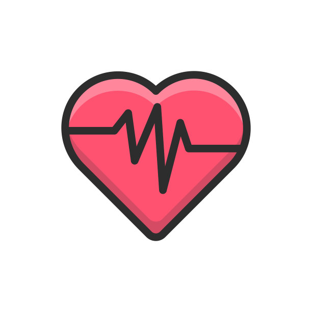 心电图矢量图标图片下载