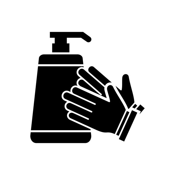 洗手皂清洗图标矢量设计模板图片下载
