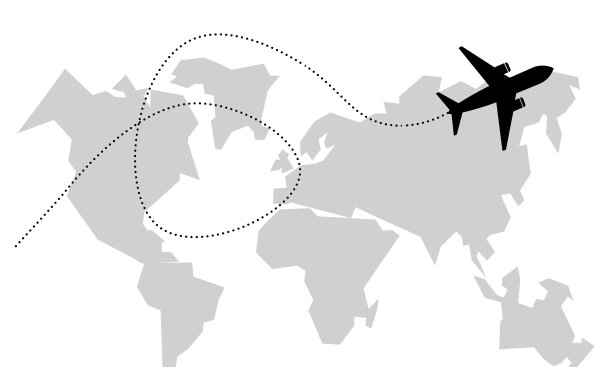 旅行和飞机，飞机图标在黑色简单的设计上孤立的背景。每股收益10向量图片下载