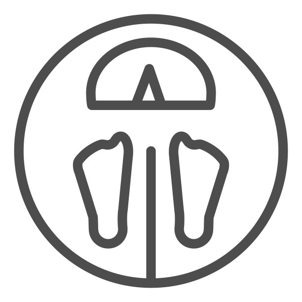 地板刻度线图标。地板尺度与脚符号插图孤立在白色。数字称重秤外形风格设计，专为网页和应用设计。Eps 10。图片下载