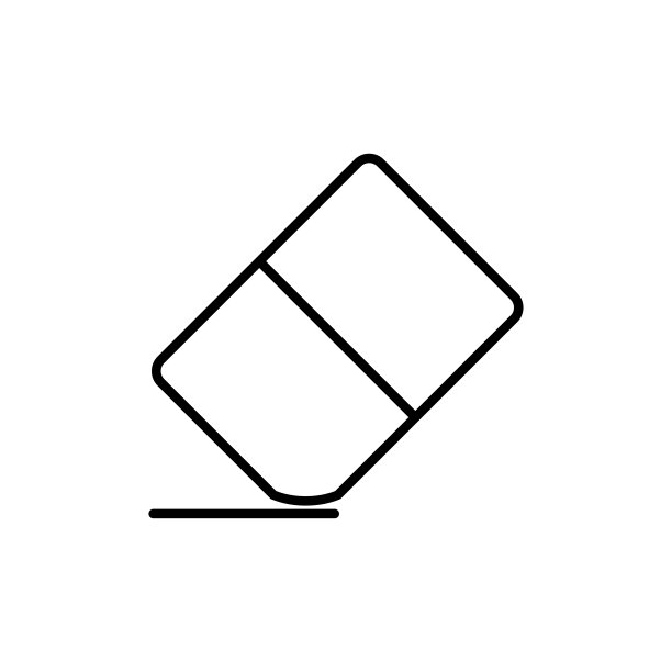 橡皮图标平面矢量模板设计流行图片下载