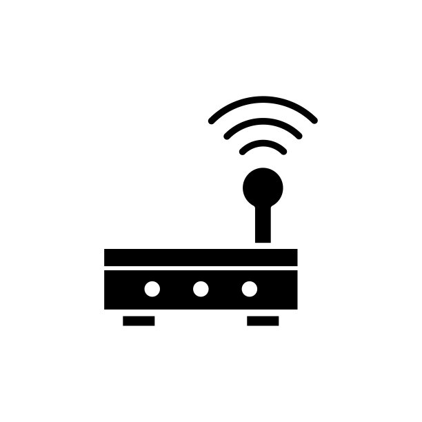 路由器图标平面矢量模板设计流行图片下载