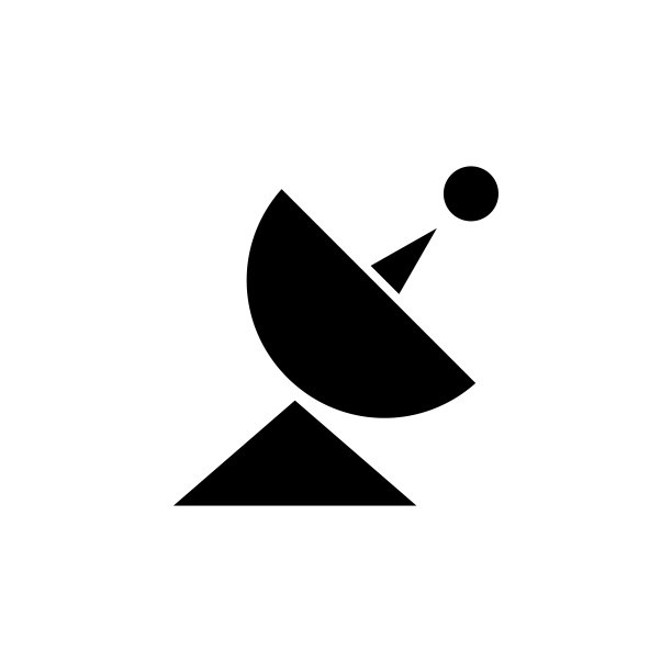 卫星图标平面矢量模板设计流行图片下载