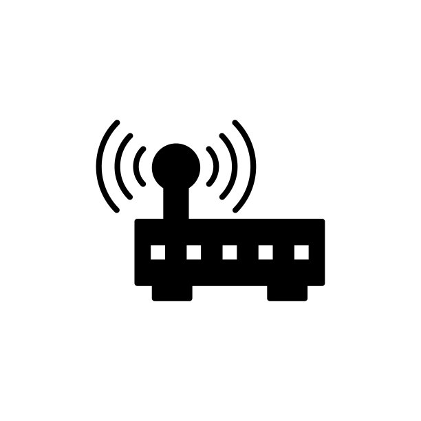 路由器图标平面矢量模板设计流行图片下载